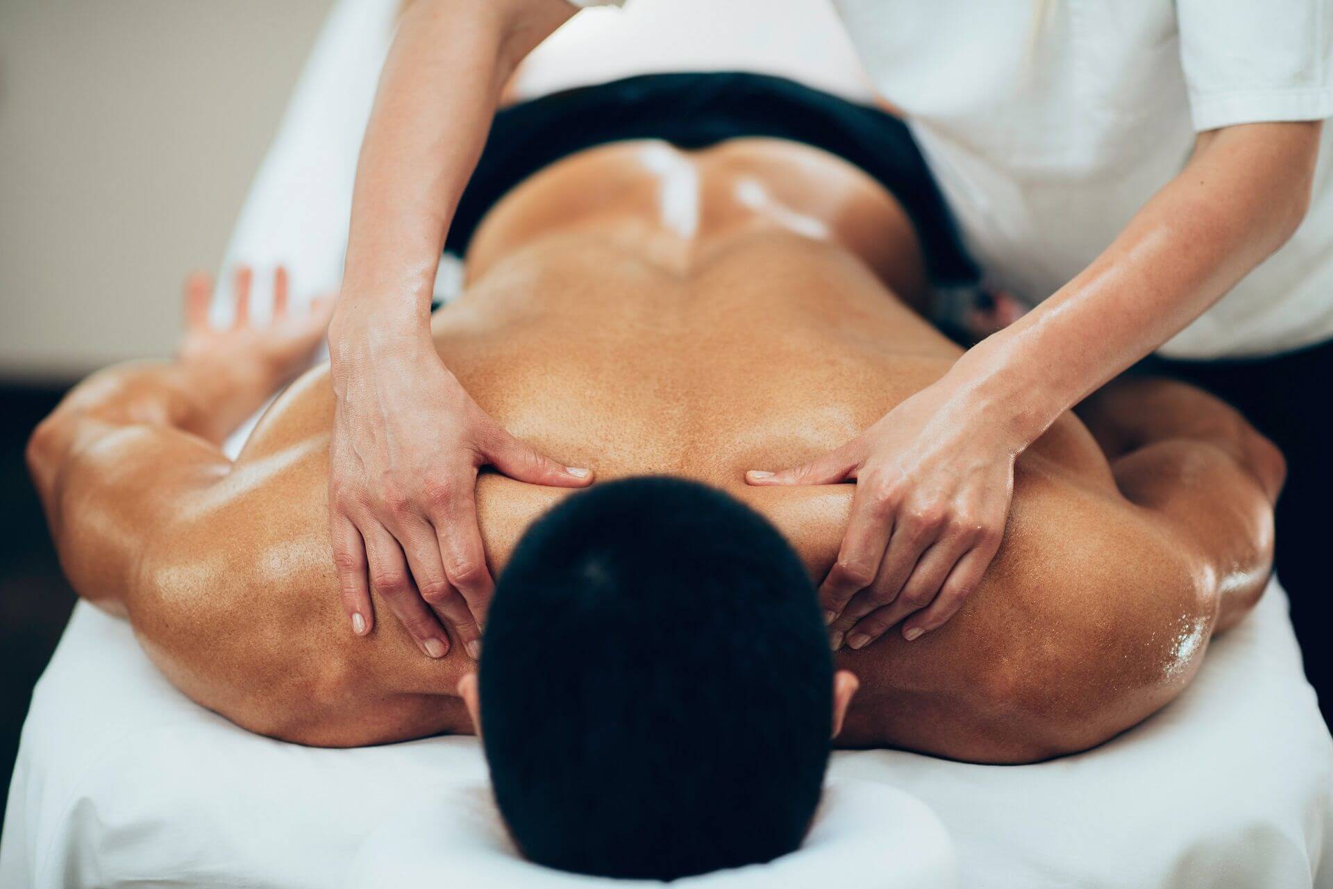 Sports massage treatment